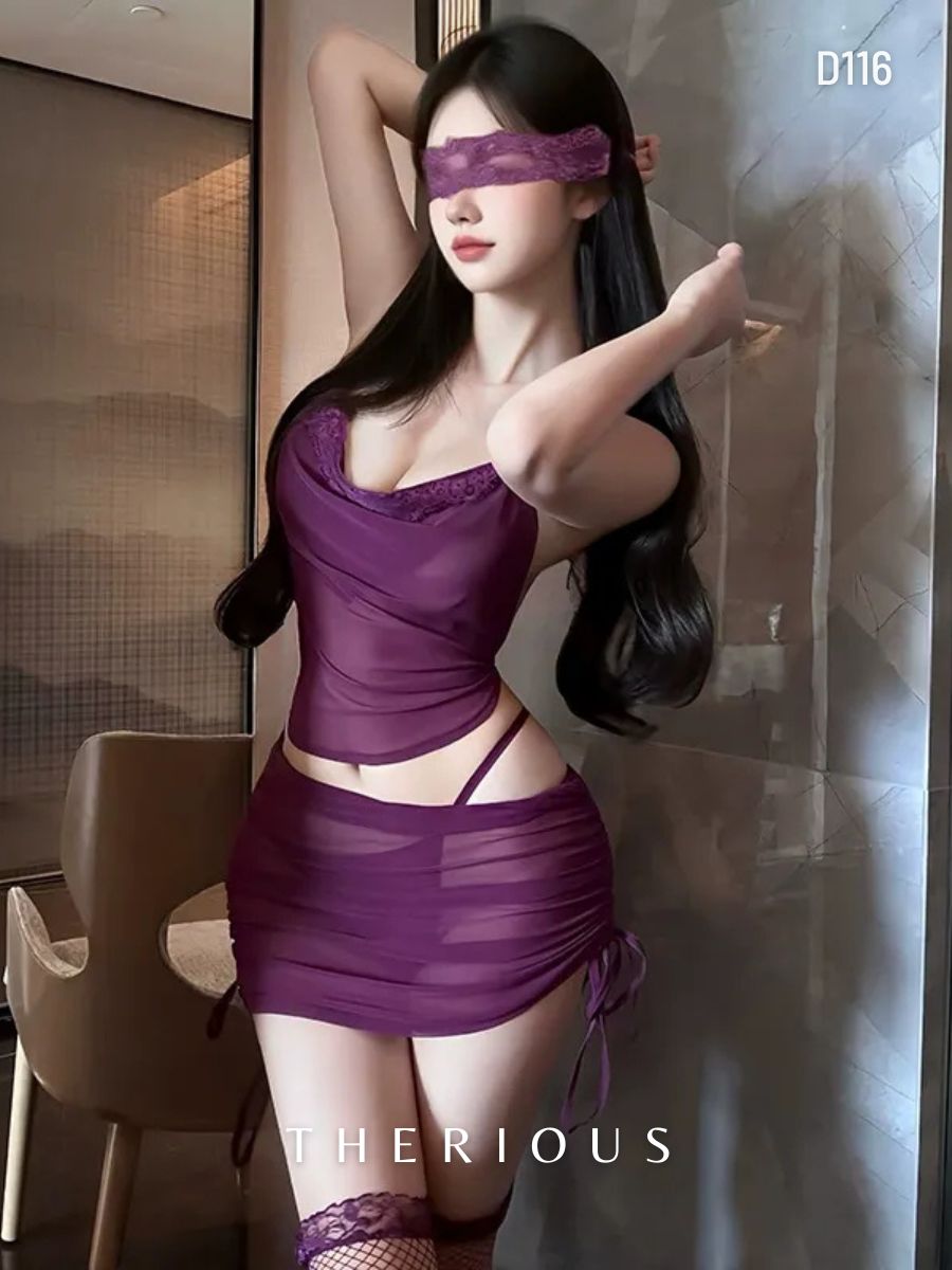 Jayla Tulle Dress Lingerie D116 [Ready Stock]