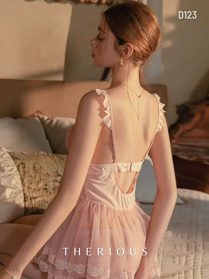Jayla Tulle Dress Lingerie D123 [Ready Stock]