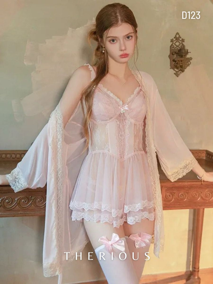 Jayla Tulle Dress Lingerie D123 [Ready Stock]