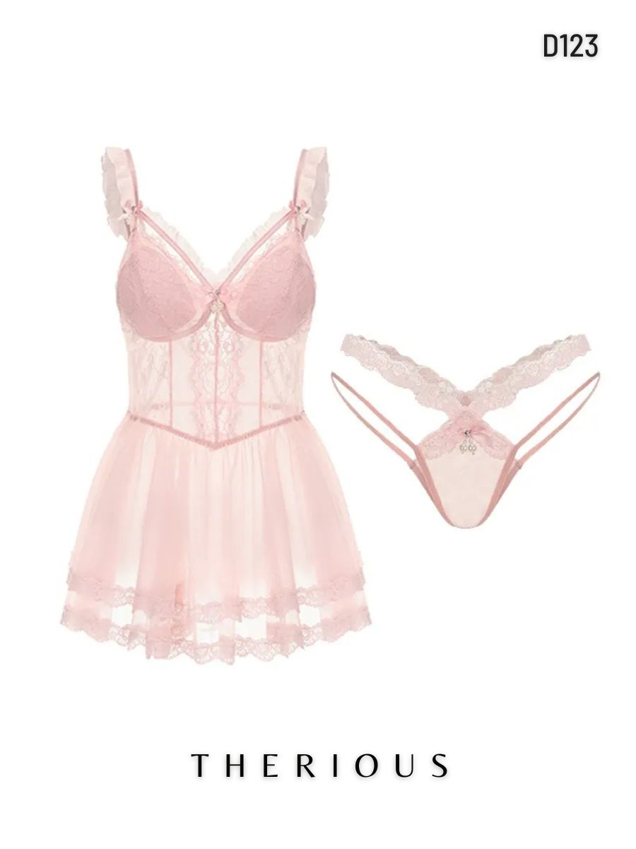 Jayla Tulle Dress Lingerie D123 [Ready Stock]