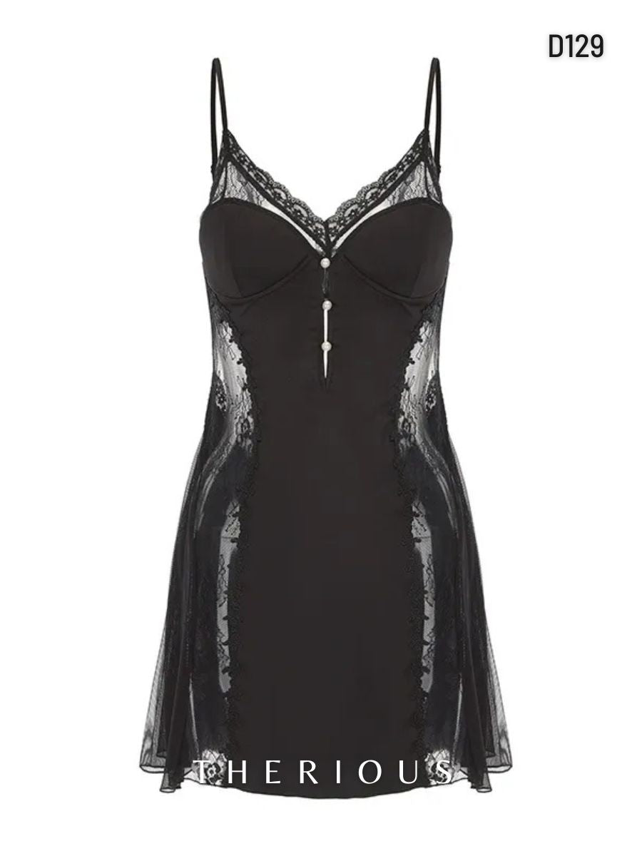 Maeve Lace Dress Lingerie D129 [Preorder] [Got Plus Size]