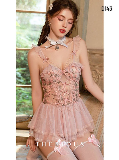Maeve Floral Dress Lingerie D143 [Ready Stock]