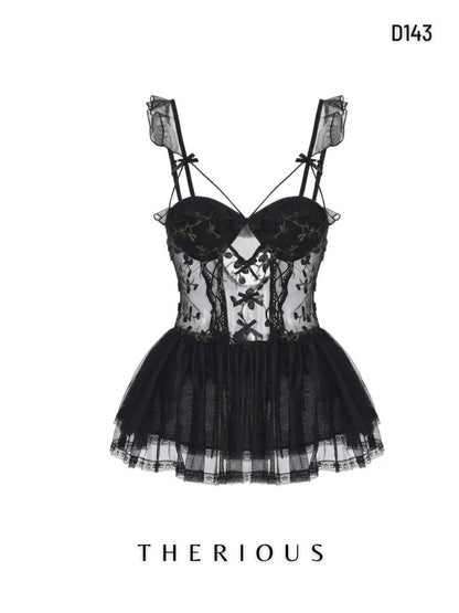 Maeve Floral Dress Lingerie D143 [Ready Stock]