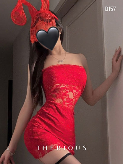 Rose Lace Dress Lingerie D157 [Preorder]