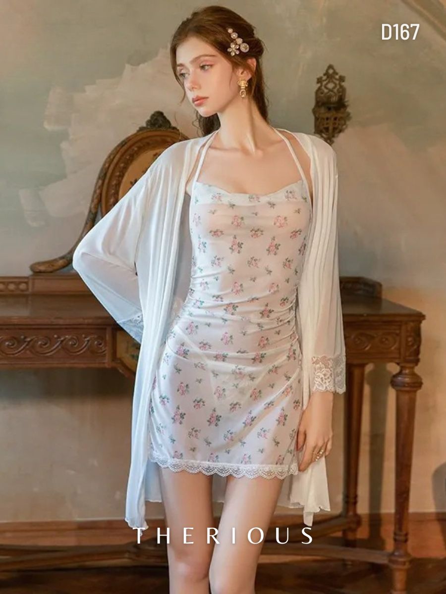 Willow Floral Tulle Dress Lingerie D167 [Preorder]
