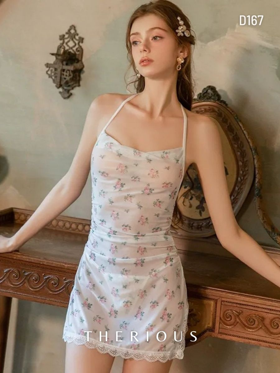 Willow Floral Tulle Dress Lingerie D167 [Preorder]
