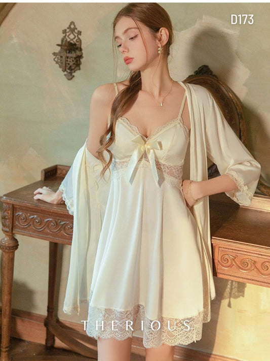 Willow Fluffy Dress Lingerie D173 [Ready Stock] [Got Plus Size]