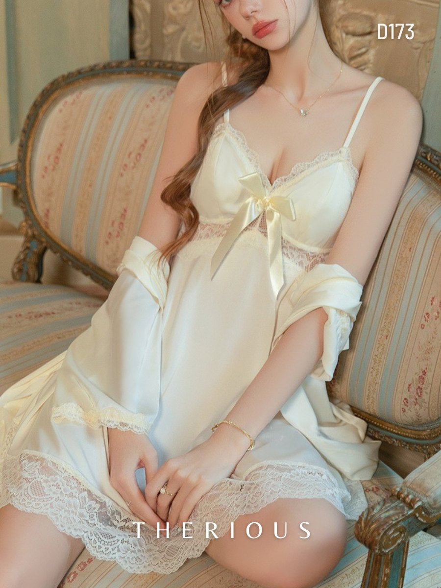 Willow Fluffy Dress Lingerie D173 [Ready Stock] [Got Plus Size]