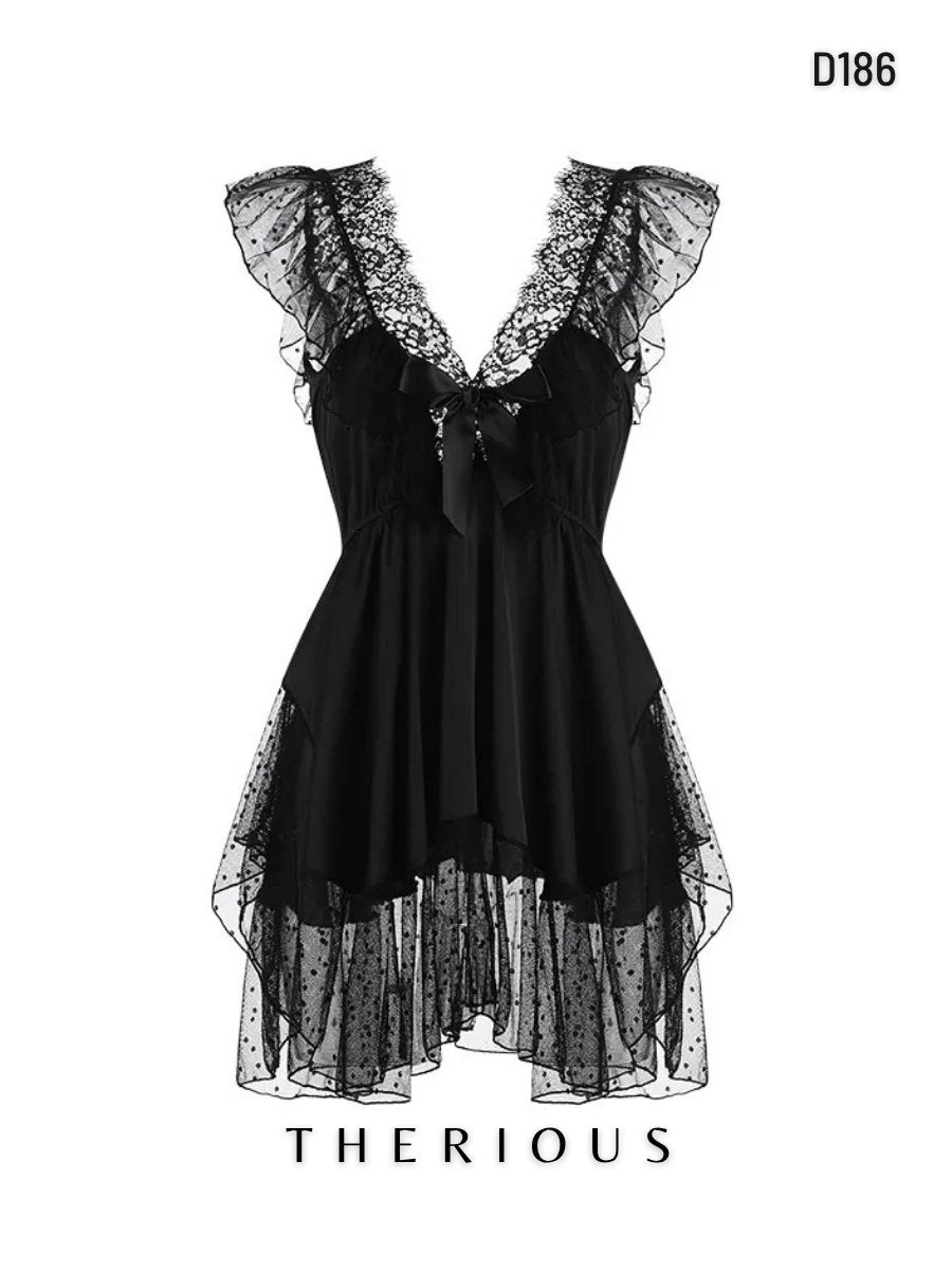 Rynlee Dress Lingerie D186 [Ready Stock] [Got Plus Size]