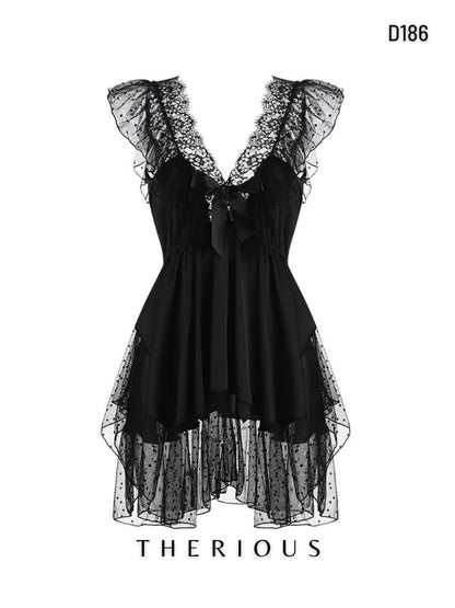 Rynlee Dress Lingerie D186 [Ready Stock] [Got Plus Size]