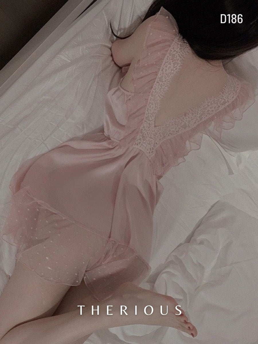 Rynlee Dress Lingerie D186 [Ready Stock] [Got Plus Size]