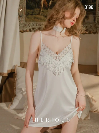 Rynlee Macrame Dress Lingerie D196 [Ready Stock]
