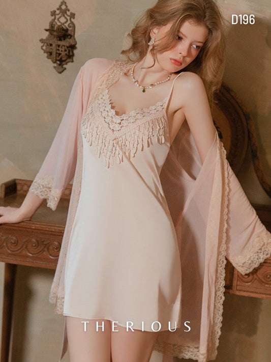 Rynlee Macrame Dress Lingerie D196 [Ready Stock]