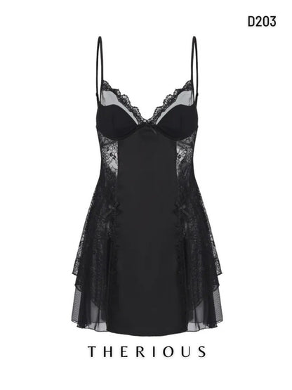 Tamia Lace Dress Lingerie D203 [Ready Stock]