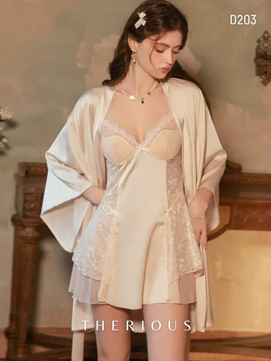 Tamia Lace Dress Lingerie D203 [Ready Stock]