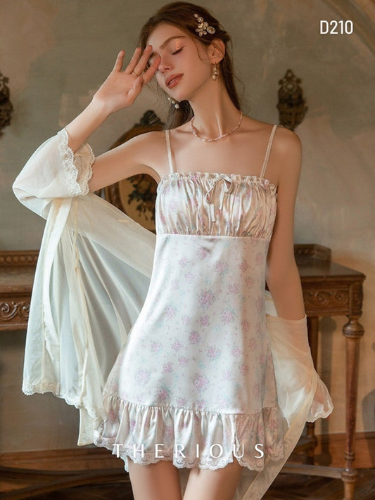 Tamia Floral Dress Lingerie D210 [Ready Stock]