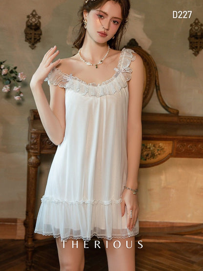 Brenda Tulle Dress Lingerie D227 [Ready Stock]