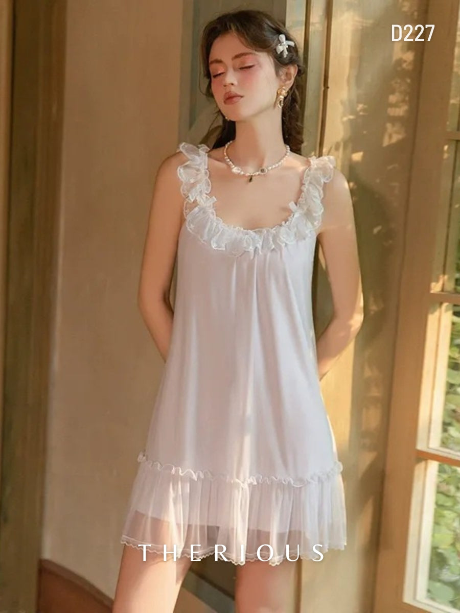 Brenda Tulle Dress Lingerie D227 [Ready Stock]