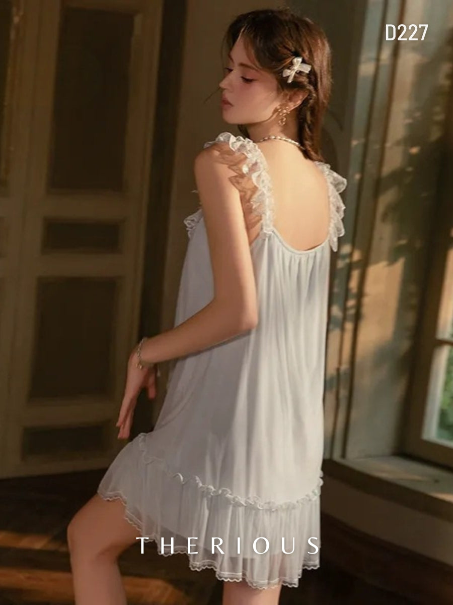 Brenda Tulle Dress Lingerie D227 [Ready Stock]