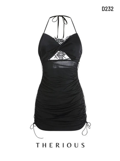 Brenda Satin Dress Lingerie D232 [Ready Stock]