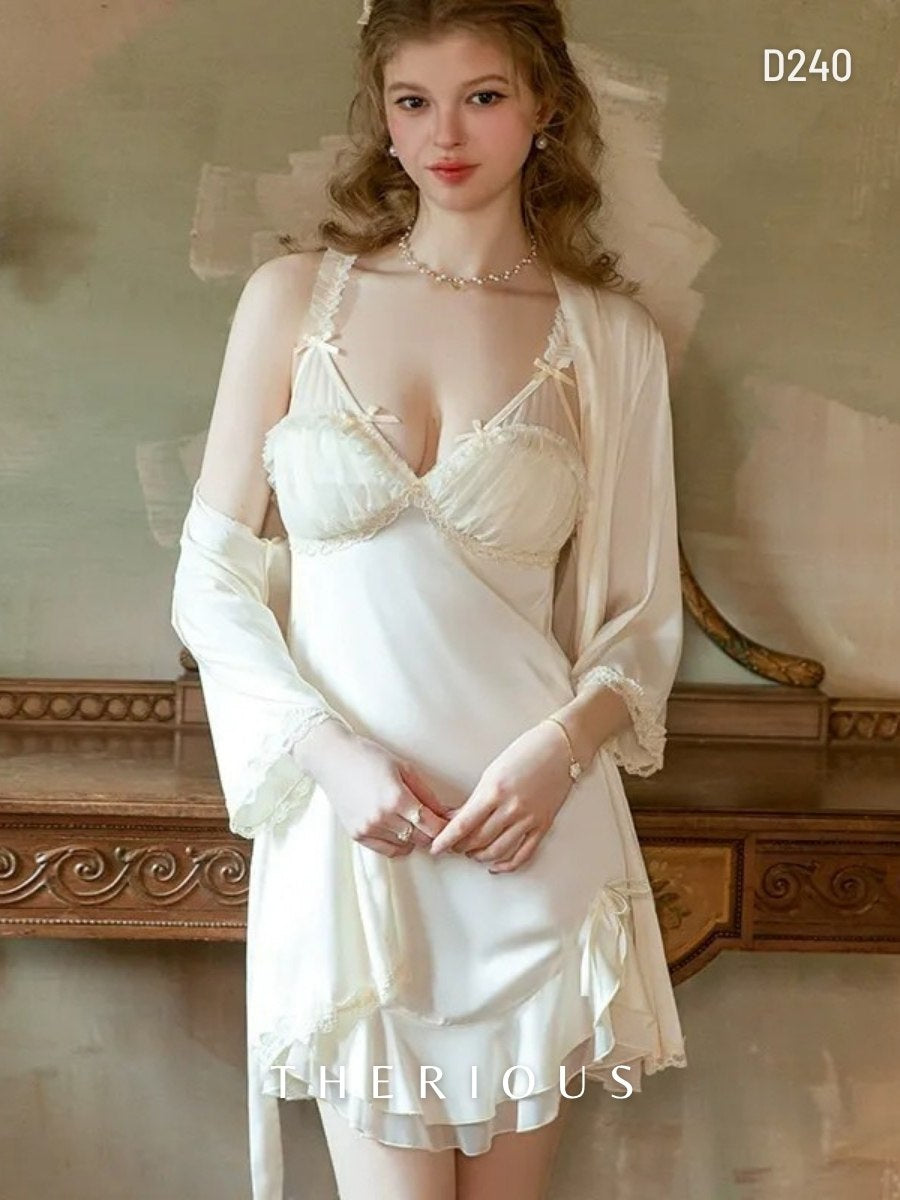 Brenda Fluffy Dress Lingerie D240 [Ready Stock]