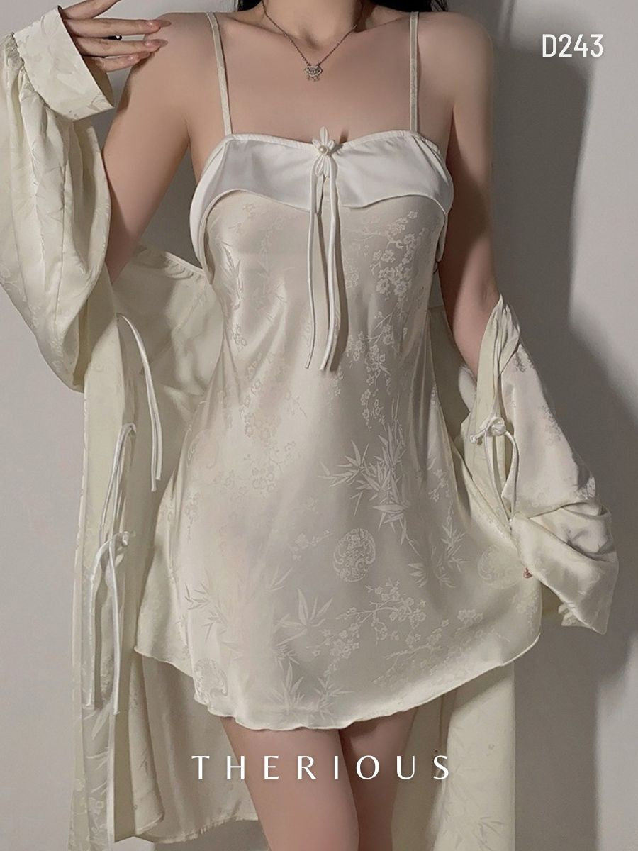 Noa Floral Dress Lingerie D243 [Ready Stock]