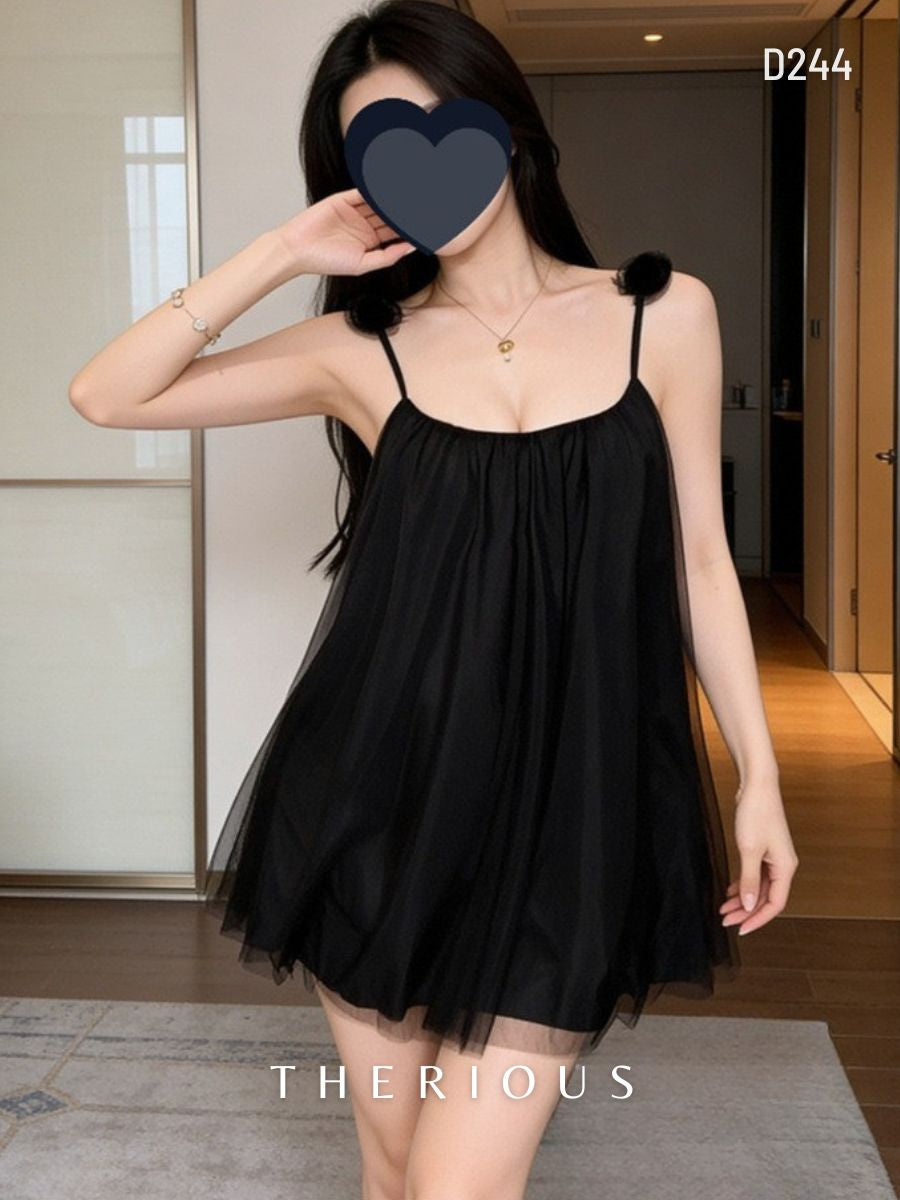 Noa Tulle Dress Lingerie D244 [Ready Stock]