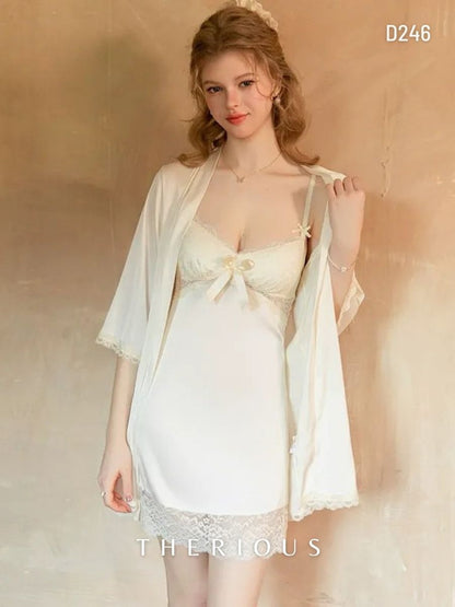 Noa Satin Dress Lingerie D246 [Ready Stock]