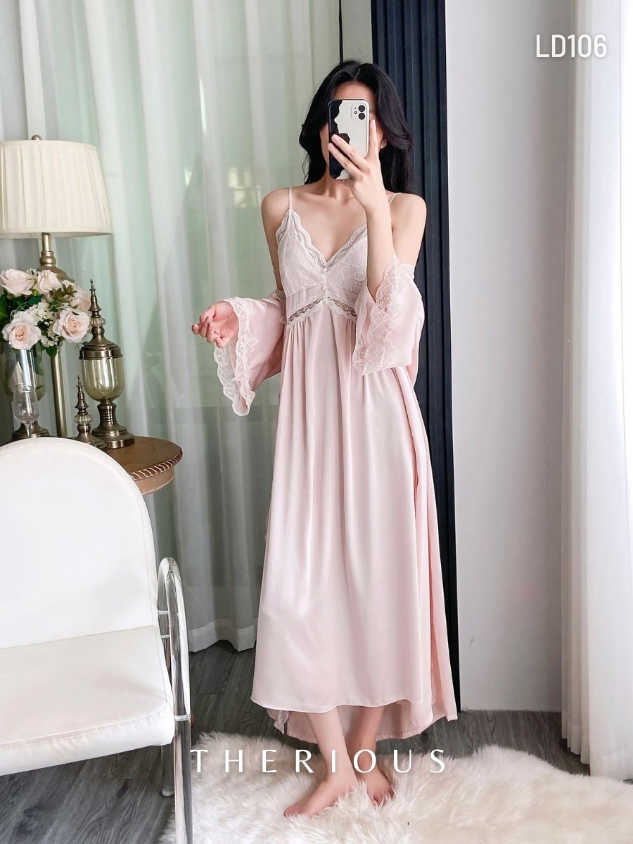 Willow Satin Long Dress Lingerie LD106 [Preorder]