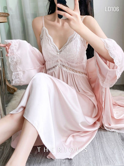 Willow Satin Long Dress Lingerie LD106 [Preorder]