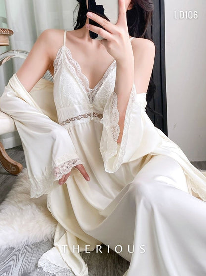 Willow Satin Long Dress Lingerie LD106 [Preorder]