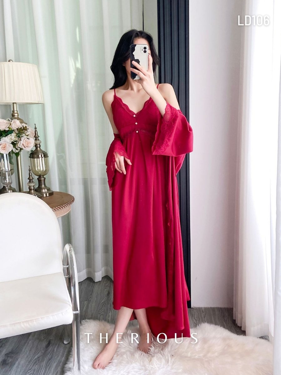 Willow Satin Long Dress Lingerie LD106 [Preorder]