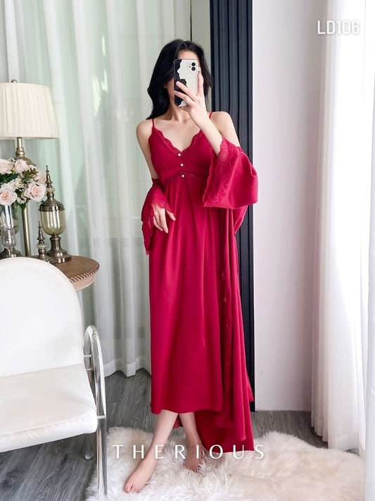 Willow Satin Long Dress Lingerie LD106 [Preorder]