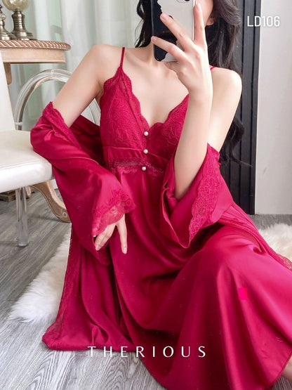 Willow Satin Long Dress Lingerie LD106 [Preorder]