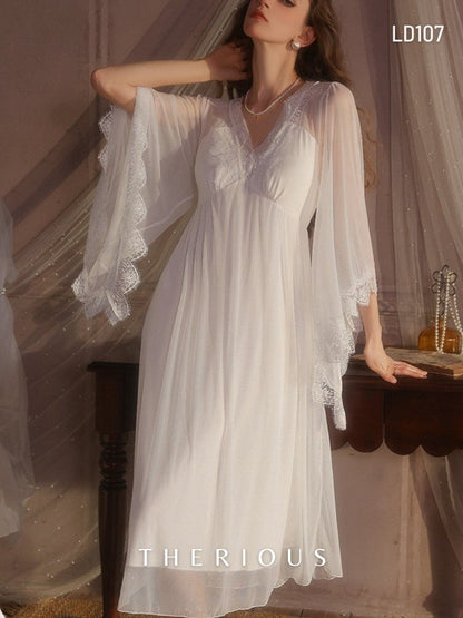 Willow Tulle Long Dress Lingerie LD107 [Ready Stock]