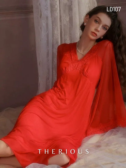Willow Tulle Long Dress Lingerie LD107 [Ready Stock]