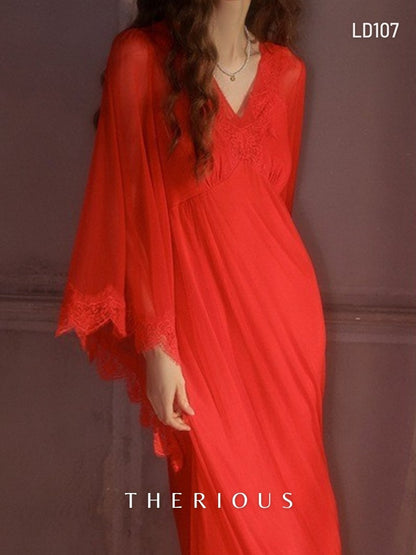 Willow Tulle Long Dress Lingerie LD107 [Ready Stock]