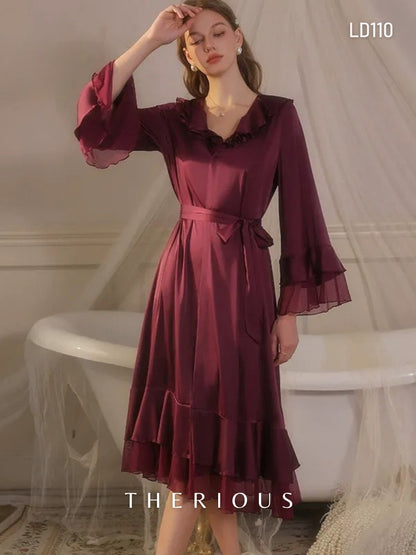 Tamia Long Dress Lingerie LD110 [Ready Stock]