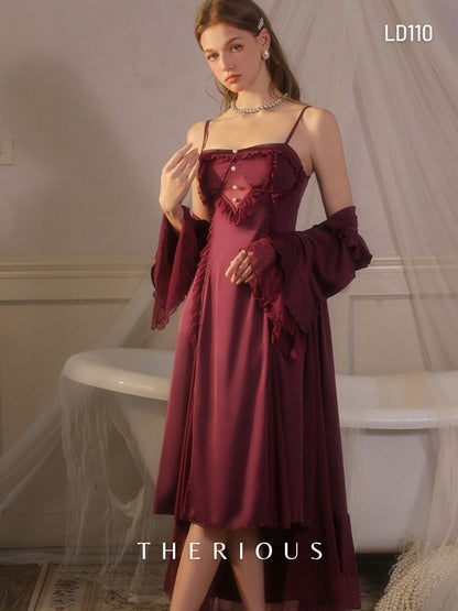 Tamia Long Dress Lingerie LD110 [Ready Stock]