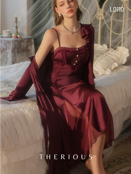 Tamia Long Dress Lingerie LD110 [Ready Stock]