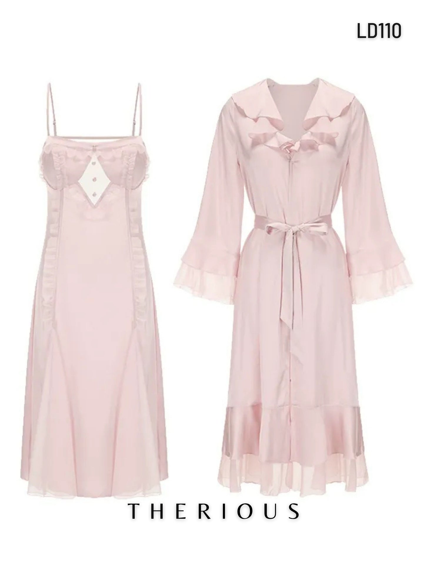 Tamia Long Dress Lingerie LD110 [Ready Stock]