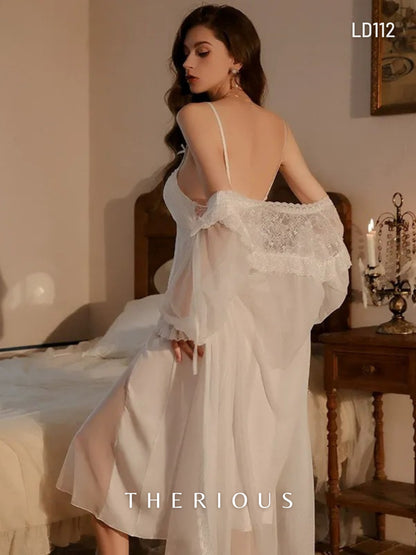 Tamia Long Dress Lingerie LD112 [Ready Stock]