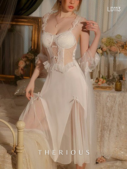 Tamia Long Dress Lingerie LD113 [Ready Stock]