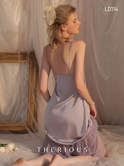 Noa Long Dress Lingerie LD114 [Ready Stock]