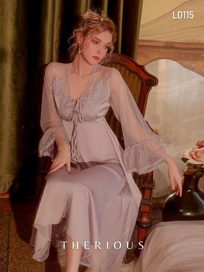 Noa Long Dress Lingerie LD115 [Ready Stock]