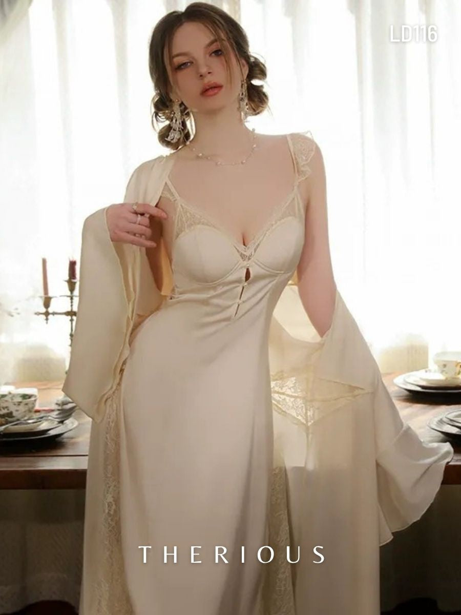 Noa Long Dress Lingerie LD116 [Ready Stock]