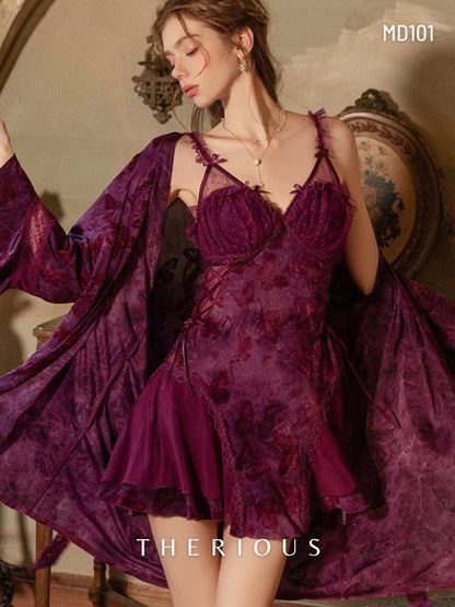 PREMIUM Floral Dress Lingerie MD101 [Ready Stock]