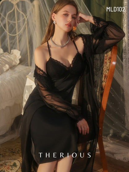 PREMIUM Long Dress Lingerie MLD102 [Ready Stock]