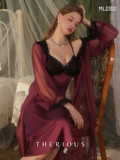 PREMIUM Long Dress Lingerie MLD102 [Ready Stock]