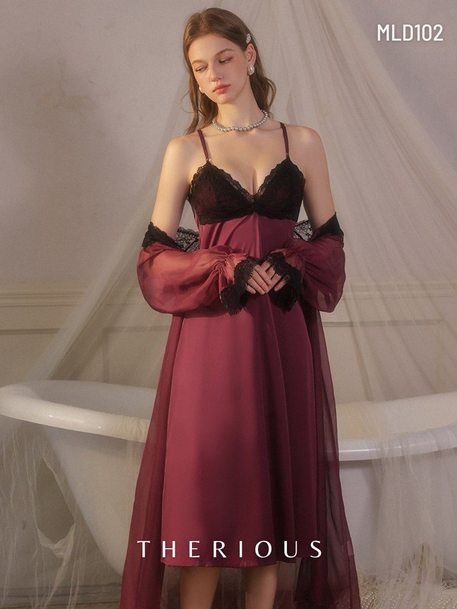 PREMIUM Long Dress Lingerie MLD102 [Ready Stock]
